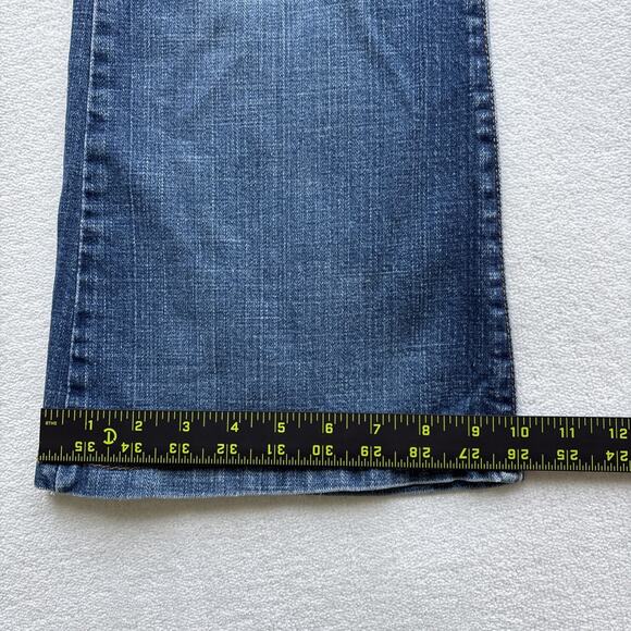 Levis Women Jeans Size 12 537 Low Flare Blue Medium Wash Denim (approx 32x28) - Picture 9 of 16